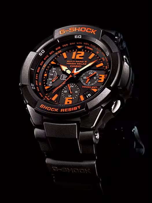 【即納】CASIO カシオ G-SHOCK MASTER OF G - AIR GRAVITYMASTER グラビティーマスター タフソーラー 世界6局電波受信 GW-3000B-1AJF 腕時計 メンズ_2