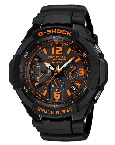 【即納】CASIO カシオ G-SHOCK MASTER OF G - AIR GRAVITYMASTER グラビティーマスター タフソーラー 世界6局電波受信 GW-3000B-1AJF 腕時計 メンズ_1