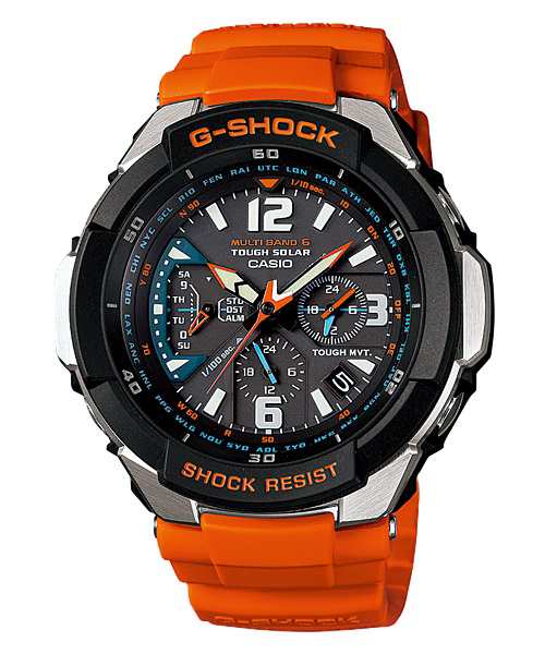 即納】CASIO カシオ G-SHOCK Gショック SKY COCKPIT スカイコックピット タフソーラー 世界6局電波受信 耐遠心重力性能 GW- 3000M-4A 腕の通販はau PAY マーケット - WATCH INDEX