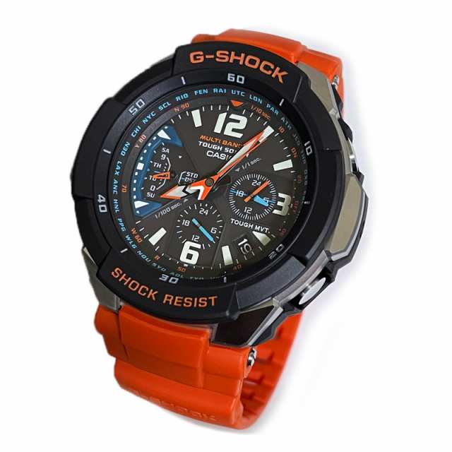 即納】CASIO カシオ G-SHOCK Gショック SKY COCKPIT スカイコックピット タフソーラー 世界6局電波受信 耐遠心重力性能 GW- 3000M-4A 腕の通販はau PAY マーケット - WATCH INDEX