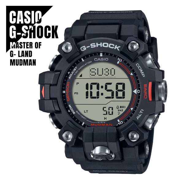 【即納】国内正規品 CASIO カシオ G-SHOCK Gショック MUDMAN マッドマン タフソーラー 世界6局電波受信 防塵・防泥  GW-9500-1JF 腕時計 ｜au PAY マーケット