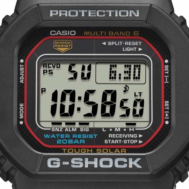 【即納】CASIO カシオ G-SHOCK Gショック タフソーラー 世界6局電波受信 GW-M5610U-1 ブラック 腕時計 メンズ 送料無料