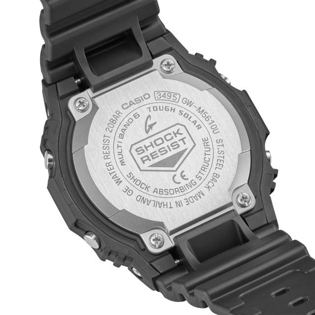 【即納】国内正規品 CASIO カシオ G-SHOCK Gショック タフソーラー 世界6局電波受信 GW-M5610U-1BJF ブラック 腕時計 メンズ GWM5610U-1BJF 送料無料_5