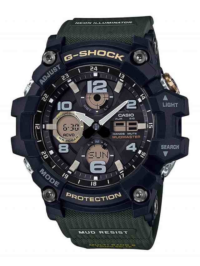 Casio カシオ G Shock Gショック Mudmaster マッドマスター 電波ソーラー Gwg 100 1a3 ブラック カーキ 腕時計 メンズの通販はau Pay マーケット Watch Index