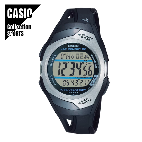 【即納】国内正規品 CASIO カシオ PHYS フィズ STR-300CJ-1JH ランニングウォッチ グレー×ブラック メンズ レディース 腕時計の通販は