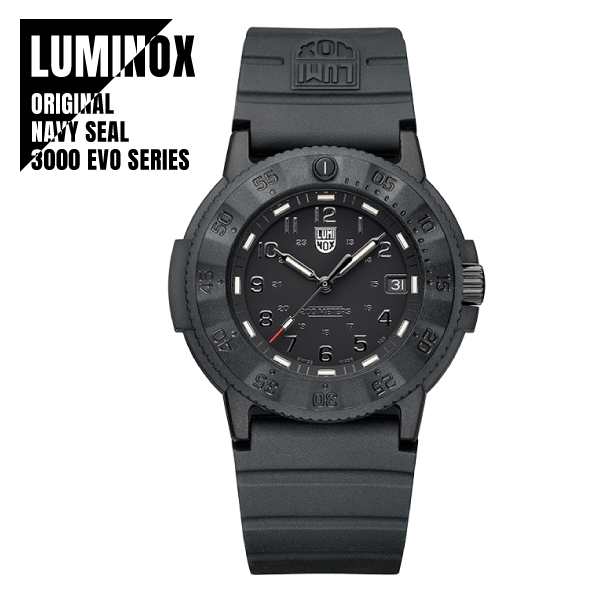 【即納】 LUMINOX ルミノックス ORIGINAL NAVY SEAL 3000 EVO SERIES ネイビーシリーズ 3000シリーズ 3001.EVO.BO.S メンズ 腕時計