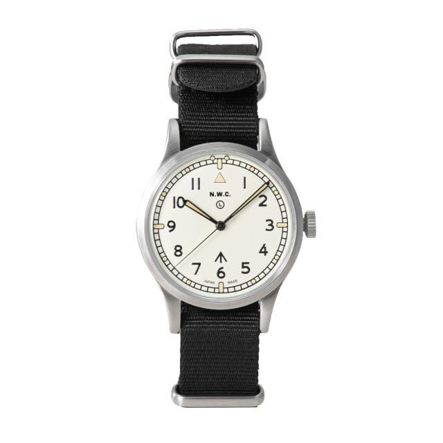 【即納】国内正規品 Naval military watch ナバル ミリタリーウォッチ Mil.-06SV/WH Automatic 自動巻き British ROYAL Army W10 TYPE_1