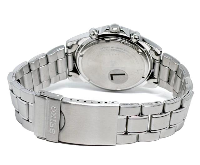 【即納】SEIKO セイコー CHRONOGRAPH クロノグラフ 日本製ムーブメント SND365P1 ネイビー×シルバー メタルバンド メンズ 腕時計 送料無料_5