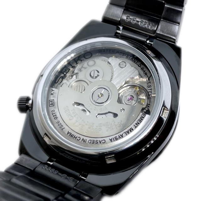 即納】SEIKO セイコー SEIKO5 セイコー5 5スポーツ 黒い稲妻 自動巻き