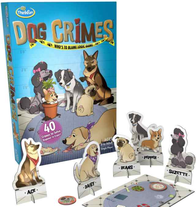 シンクファンThinkFun 犬犯罪 ロジックゲーム 1552 ゲームの通販は