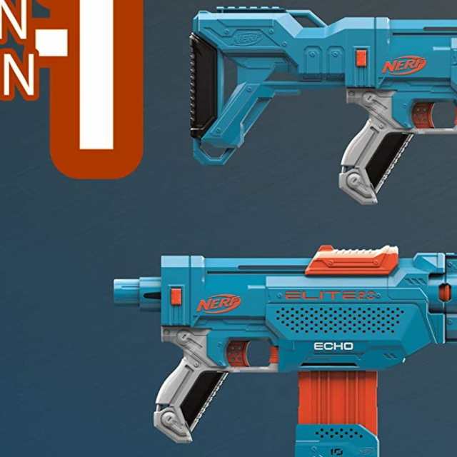 ナーフ エリート2.0エコーブラスター NERF CS-10 24公式ダーツ＆10