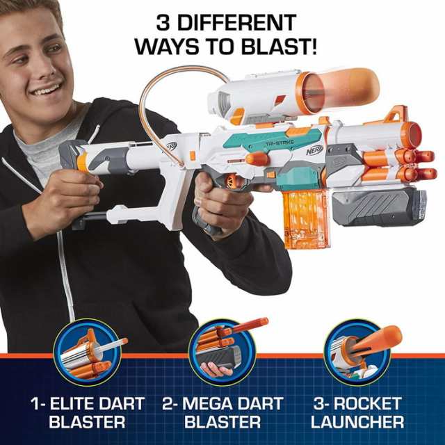 ナーフ モジュラストライストライク Nerf Modulus Tri-Strike アマゾン