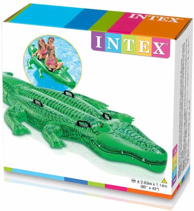 インテックス ジャンボ アリゲーターライドオンフロート Intex 浮き具 浮き輪 ワニの通販はau PAY マーケット - アメリカ輸入プロ |  au PAY マーケット－通販サイト