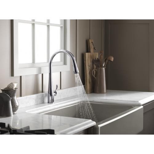 KOHLER シンプライス プルダウン シングルレバーキッチン用混合水栓