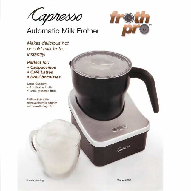 Capresso Froth Pro ふわふわミルクフローサー 全自動 ミルク泡立て器 ホットココアメーカー の通販はau Pay マーケット アメリカ輸入プロ