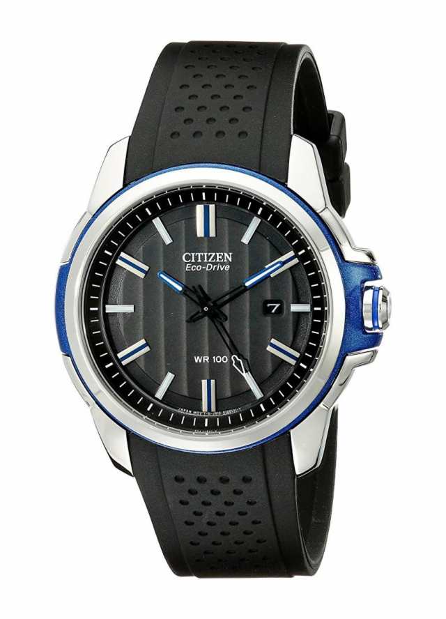 シチズン CITIZEN メンズ 腕時計 ウォッチ ドライブ エコ ブルー アクセント付き ストラップ 並行輸入品の通販は腕時計メンズ