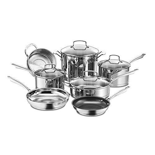 Cuisinart クイジナート 89-11 プロフェッショナル ステンレス調理鍋セット 11点セット 蓋付の通販は