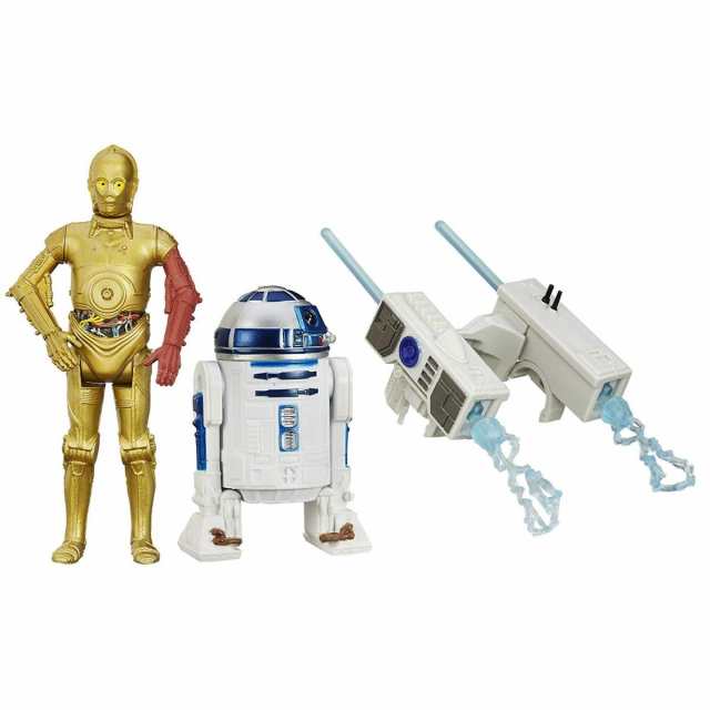 ハズブロ HASBRO アクション フィギュア スターウォーズザフォース覚醒 3.75インチ 2パック R2D2 C3PO 並行輸入品｜au PAY  マーケット