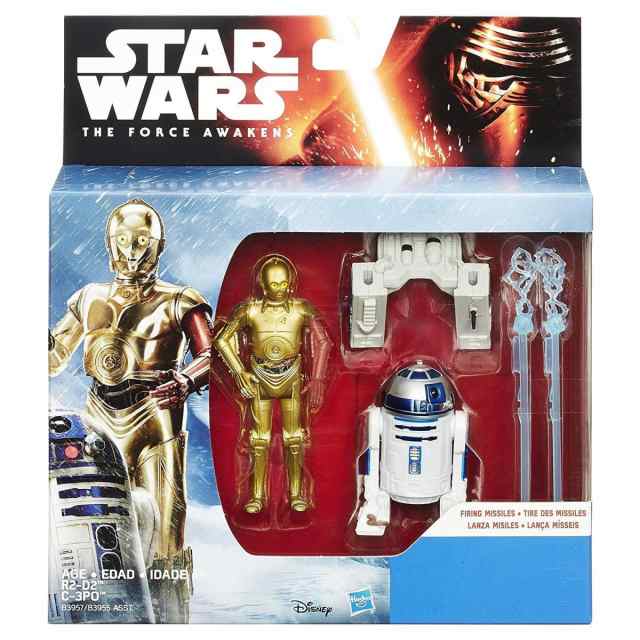 ハズブロ HASBRO アクション フィギュア スターウォーズザフォース覚醒 3.75インチ 2パック R2D2 C3PO 並行輸入品｜au PAY  マーケット