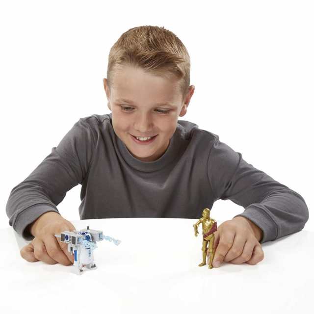 ハズブロ HASBRO アクション フィギュア スターウォーズザフォース覚醒 3.75インチ 2パック R2D2 C3PO 並行輸入品｜au PAY  マーケット