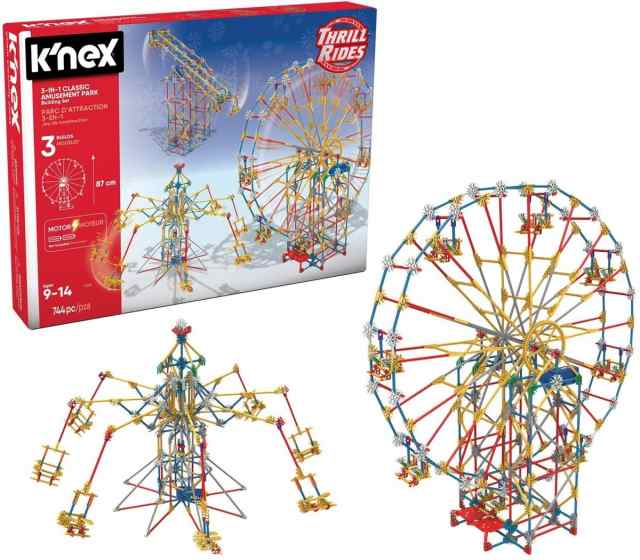 ケネックス K'NEX スリルライド 3イン1遊園地セット17035 教育玩具｜au PAY マーケット