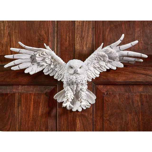 デザイン トスカノ製 神秘的な妖精 白フクロウ 梟 の壁彫刻 彫像 Design Toscano Mystical Spirit Owl Wall Sculpture 並行輸入品の通販はau Pay マーケット アメリカ輸入プロ