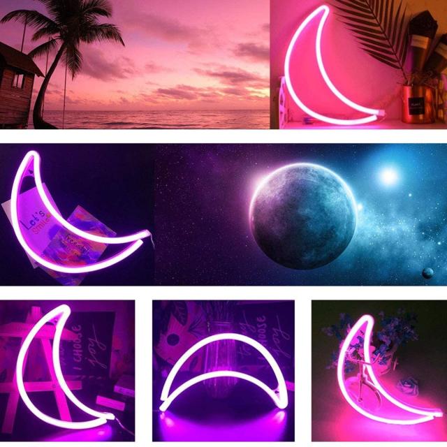 Wanxing ネオンサイン Led 月 ムーン ピンク ライトアップサイン 壁 デコの通販はau Pay マーケット アメリカ輸入プロ