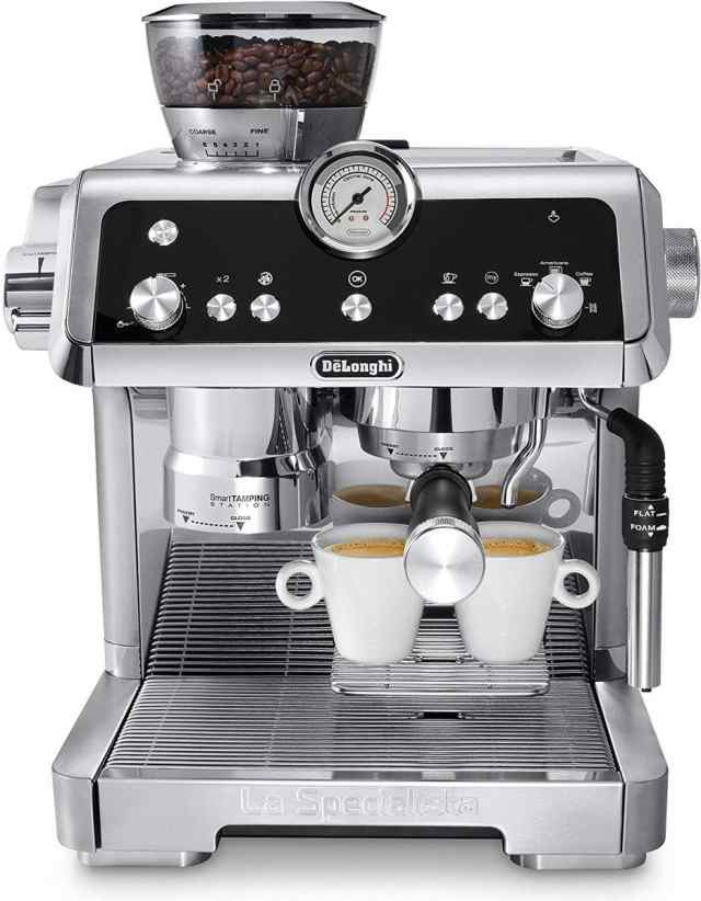 デロンギ DeLonghi SpecialistaエスプレッソマシーンEC9335M センサーグラインダー デュアル温めシステム ラテシステム  温水スパウト付き｜au PAY マーケット