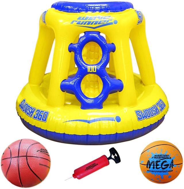 ウェーブランナー プール用 バスケットボールフープセット Wave Runner 水中バスケの通販は