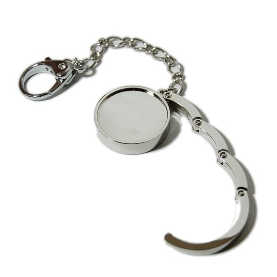 バッグハンガー デコ バックハンガー キーホルダー チャーム レディース スワロフスキー クリップ デコ用 バックフック シルバー シンプの通販はau Pay マーケット オリジナルアクセサリーamanogawa