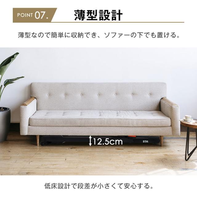 電動ランニングマシン　ルームランナー ランニングマシン ウォーキングマシン　家庭用　MAX12km/h  折りたたみ フィットネスマシーン　心拍数測定 ダイエット器具 有酸素運動　薄型 傾斜角度2段調節 健康器具【一年保証】の通販は