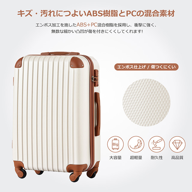 Sサイズ キャリーケース スーツケース キャリーバッグ ストッパー付き TSAロック搭載 軽量 大容量 小型 1日-3日宿泊 トートバッグ ハンドバッグ レディース バッグ 手提げ かわいい おしゃれ 全国旅行支援 1年間保証　suitcase_2