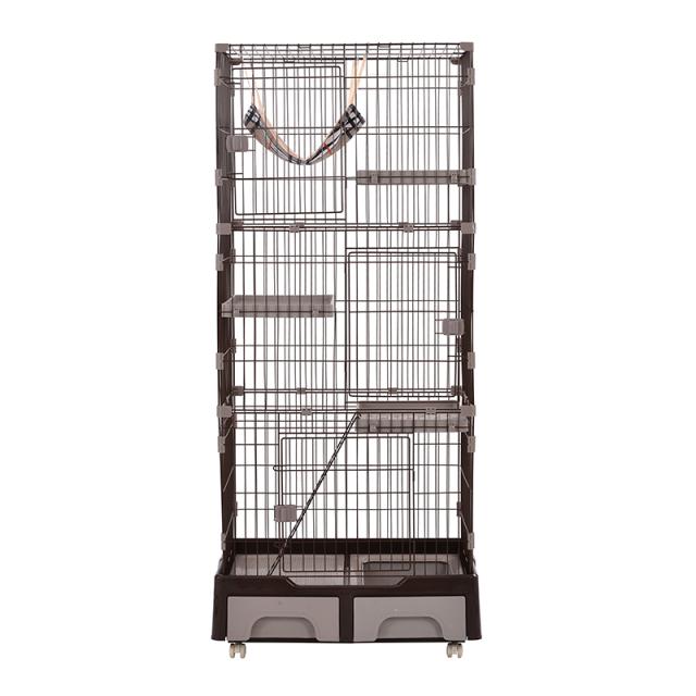猫 ケージ トイレ付 ハンモック付 収納型 キャットケージ 3段 1 猫 ケージ トイレ付 ハンモック付 収納型 キャットケージ 3段 1