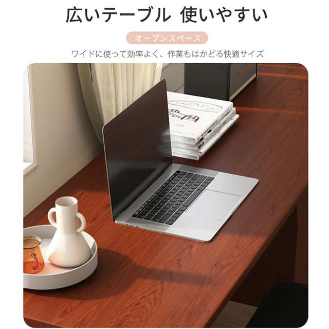 パソコンデスク 引き出し付き キーボードトレイ付き 木製 ミシン台