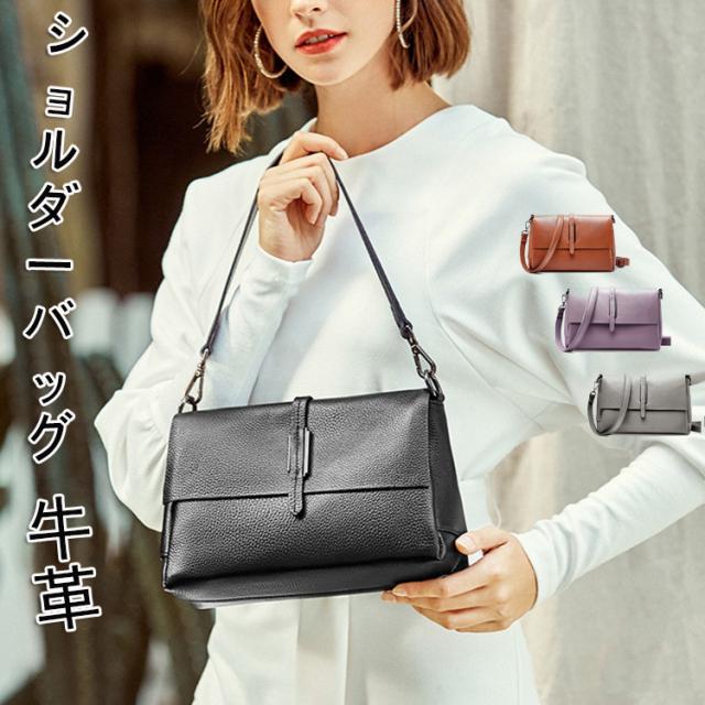 HERZ ブラウンレザー フラップ付きバッグ HERZ ブラウンレザー フラップ付きバッグ（ショルダーバッグ