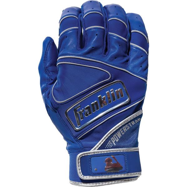 フランクリン(Franklin) バッティング手袋 両手用  パワーストラップ クロム 20494