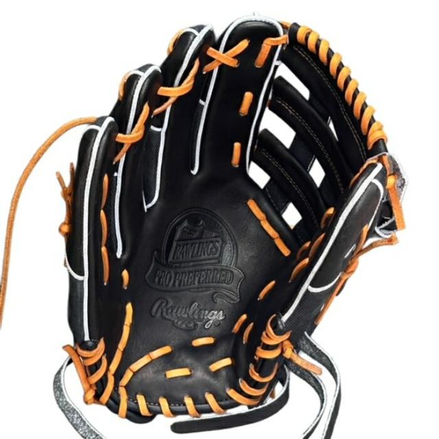 【型付/グラブ刺繍無料】 ローリングス(Rawlings) 硬式 PRO PREFERRED Wizard #02 Embossed GH4FPW2B87MG 外野手用 左投げRH [ 型付け無料 硬式グラブ刺繍2ヶ所無料(単色のみ)※縁取り・影付きの場合、1ヶ所+(税込)]_3