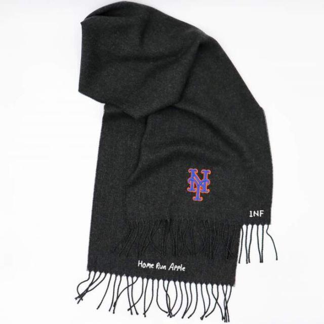 エムエルビー(MLB) STITCH LOGO MUFF - SOLID MLB-202-Mets-CHARCOAL