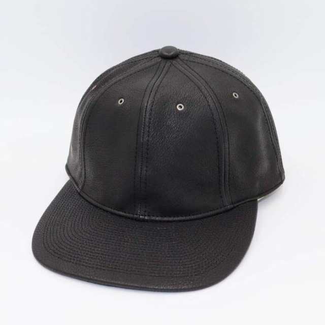 タマニワ(TAMANIWA) ORIGINAL LEATHER CAP PTN-2414 BLACKの通販は