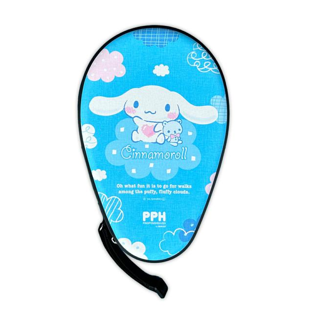 三英(SAN-EI) 卓球ラケットケース シナモロール ふわふわ雲 PPH サンリオ コラボ ブルー 01149