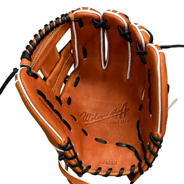 【型付/グラブ刺繍無料】 ウィルソン(Wilson) 硬式グラブ モデル 2024限定モデル 内野手用 STAFF DUAL デュアル 87型 外崎修汰モデル Mチャップマンモデル WBW102904 TOR [ 型付け無料 硬式グラブ刺繍2ヶ所無料(単色のみ)※縁取り・影付きの場合、1ヶ所+(税込)]_1