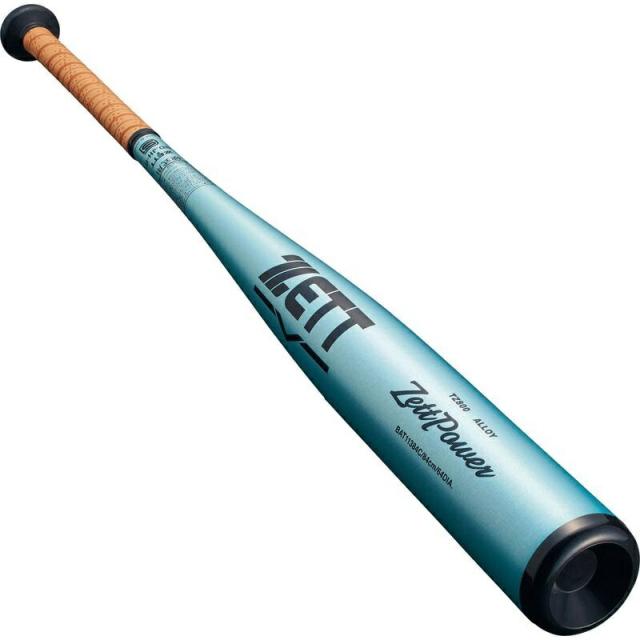 ゼット(ZETT) 硬式野球 金属製バット ZETTPOWER スカイシルバー BAT11383C-2201