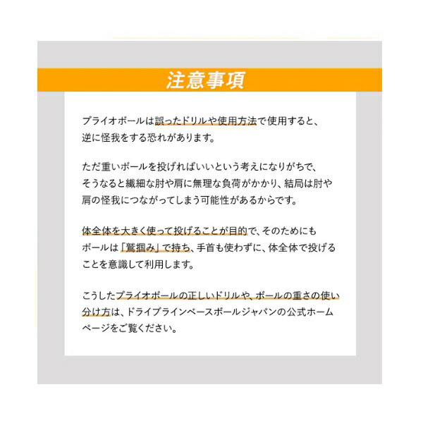 ドライブラインベースボール(DRIVELINE BASEBALL) プライオボール 6個セット PLYOBALL-6SET_5