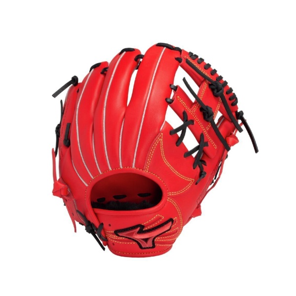 【型付無料】 ミズノ(MIZUNO) 軟式ミット ウィルドライブ レッド IBE 内野手用 1AJGR33613-7009