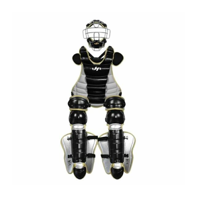 ハタケヤマ(HATAKEYAMA) 一般軟式 ゴムソフトボール ミドルクラスキャッチャーギア 3点セット CG-NSR26B