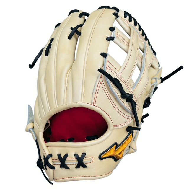 【型付/グラブ/袋/刺繍無料】 ミズノ(MIZUNO) BSSショップ限定 ミズノプロ 硬式グラブ 外野手用 右投げLH HAGAJAPAN スポコバオリジナル MIZUPRO-80GAXI AXI型 [ 型付け無料 硬式グラブ刺繍2ヶ所・グラブ袋刺繍無料(単色のみ)※縁取り・影付きの場合、1ヶ所+1100円(税込)]