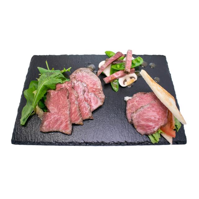 焙じる牛肉 赤城牛 ミスジローストビーフ 200gx2個 仕かける 出どころ付 凝結  国産牛 牛