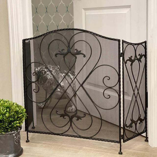 スペイン製ビンテージ ファイヤースクリーン 真鍮 間仕切り パーテーション ビンテージ ブラスファイヤースクリーン インテリア 真鍮 間仕切