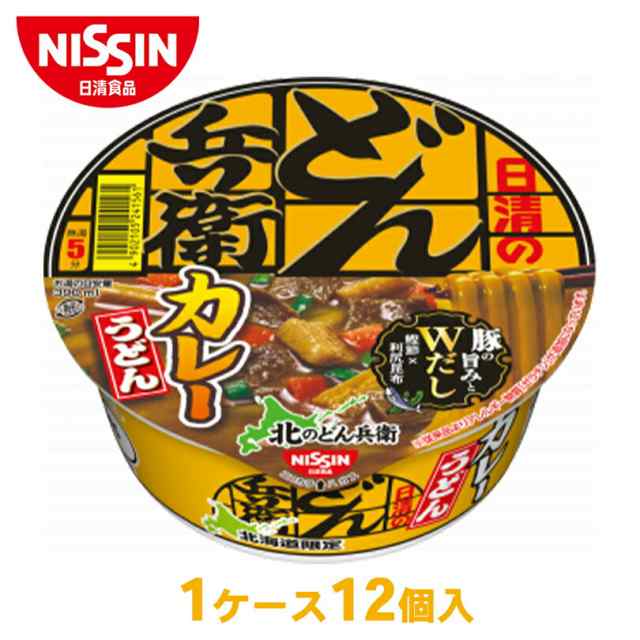 カップ麺　日清食品　日清タテ型どん兵衛　天ぷらそば　80g　1セット（6食）