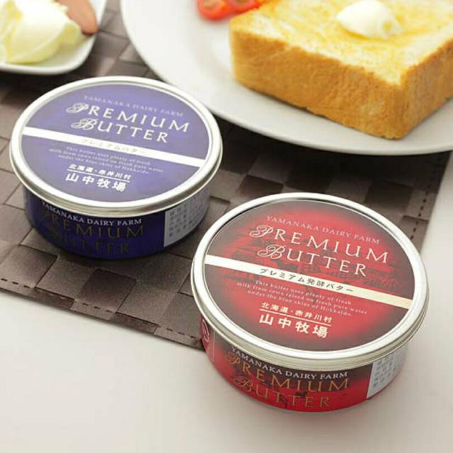 山中牧場 プレミアムバター&プレミアム発酵バター【各3個・計6個】北海道 お土産 乳酸菌 パン クラッカー サンドイッチ 高級 贅沢 ギフト プレゼント お取り寄せ 送料無料の通販は